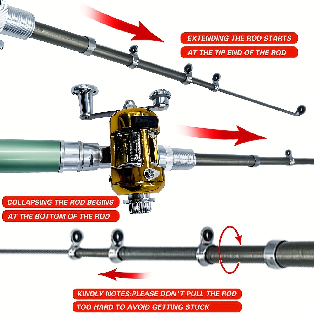 Pocket Ice Fishing Rod & Reel  - Ice Fishing Reel recension och pris