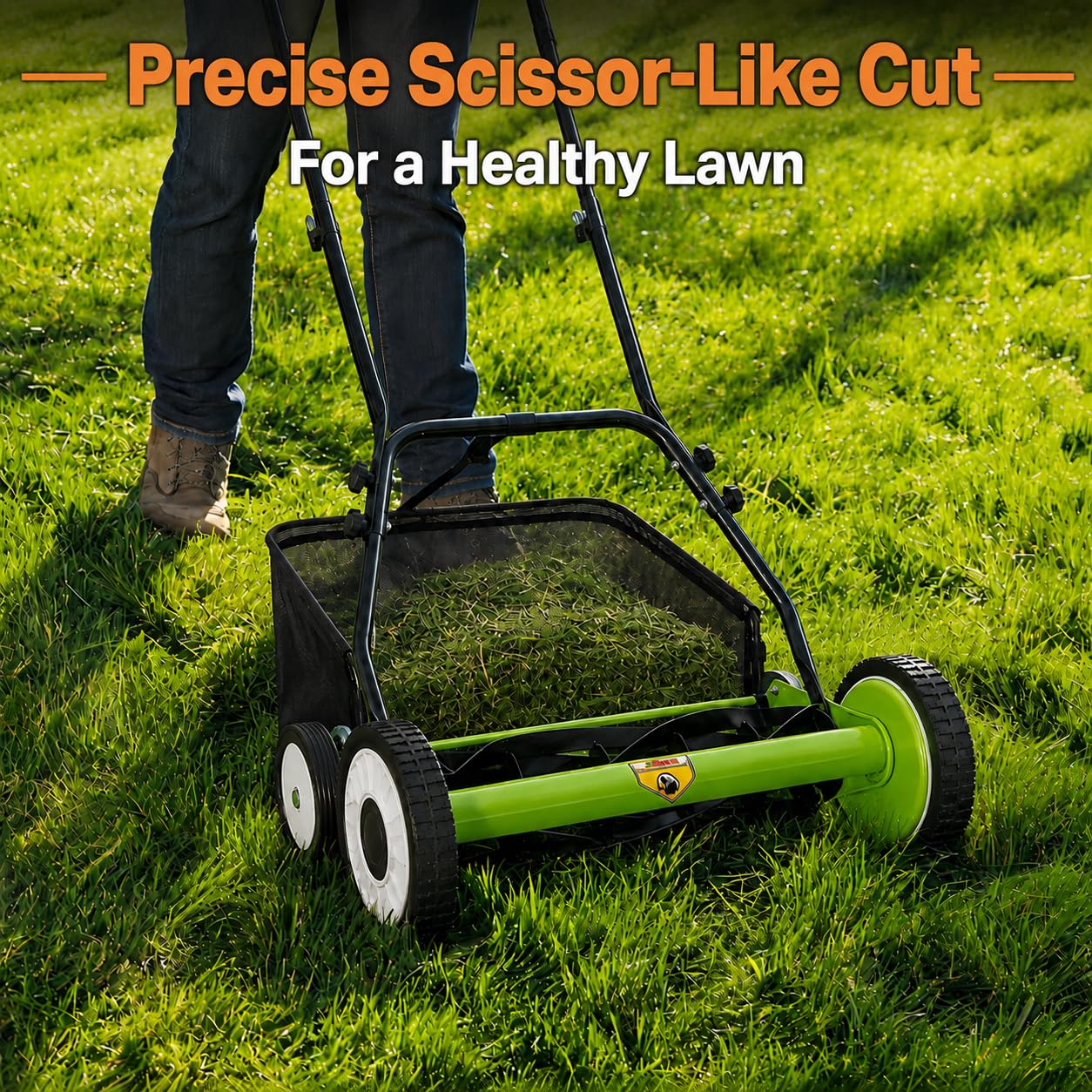 18 Inch Push Reel Lawn Mower,  - Conventional Reel recension och pris